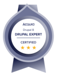 Triple Certified Drupal Expert - Drupal 8 Badge 2022
